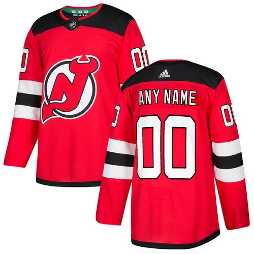 NHL New Jersey Devils Trikot Benutzerdefinierte Heim Rot Authentic